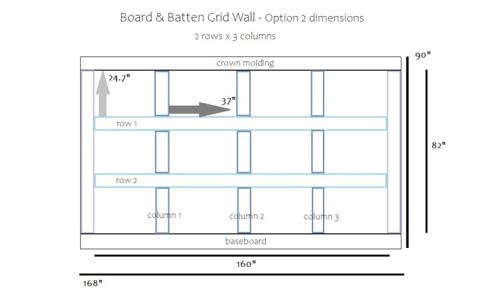 Grid Wall Dimension Breakdown