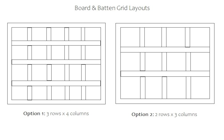 Grid Wall Layout Options
